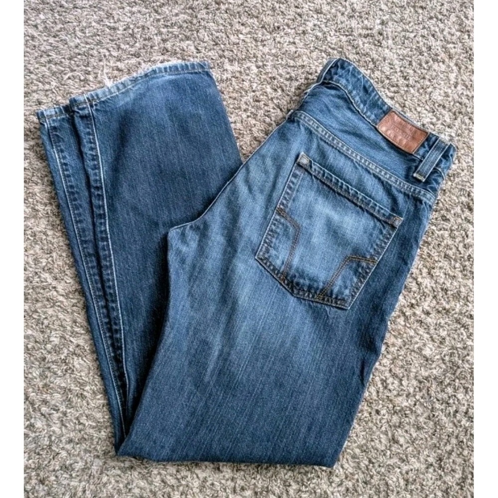 Fossil Denim Jeans Vintage‎ Straight Dark Wash 34x30 Men's Blue